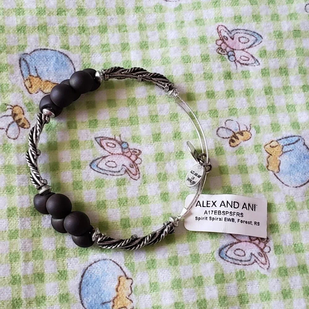 New Alex and Ani Spirit Spiral Bangle 760